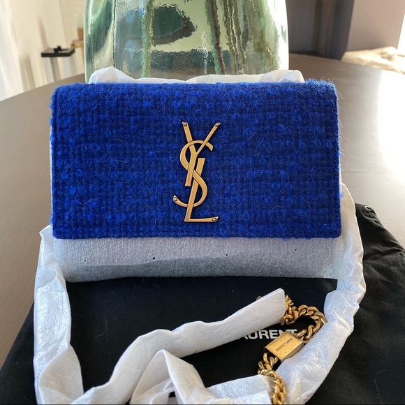 ❌❌SOLD New Saint Laurent Tweed Kate Monogram Bag - Picture 4 of 9